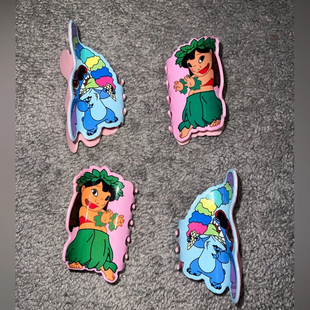 Lilo & stitch claw clips set